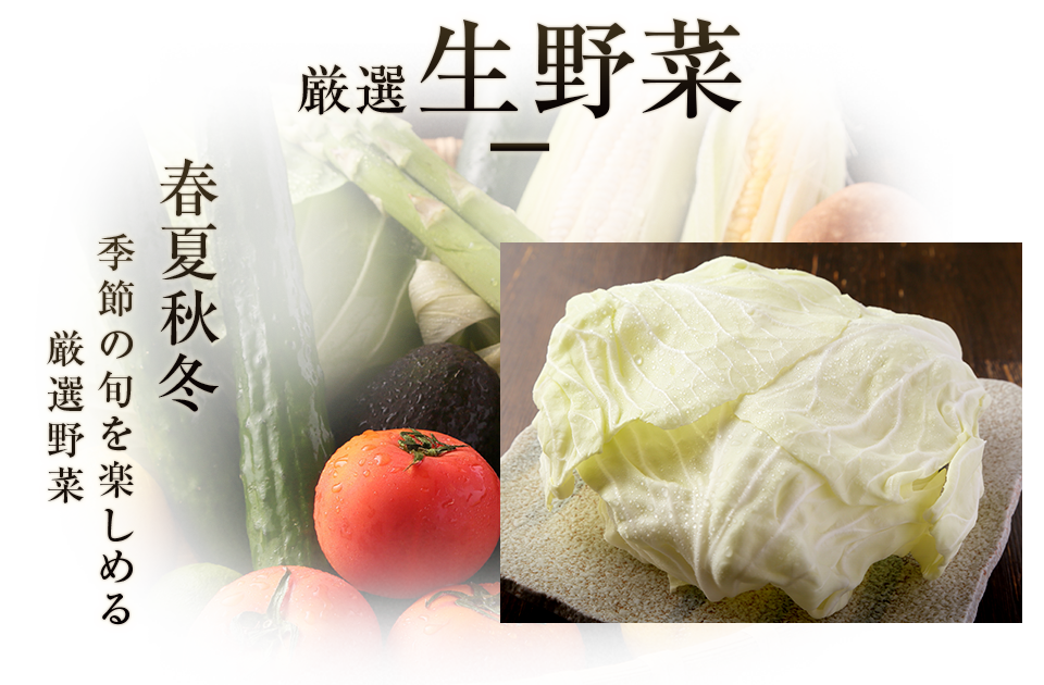 厳選生野菜